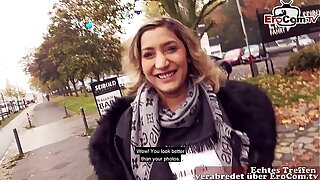 Deutsch Türkin macht Straßen Alfresco Sextreffen EroCom Assignation echte versaute Schlampe
