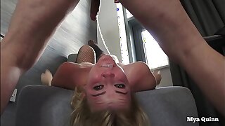 Escort girl rimming guy and sucking his weasel words to swallows his cum regarding guest-house room - Mya Quinn