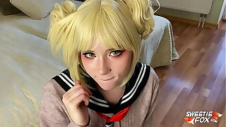 Passionate Deepthroat and Hardcore Shagging on touching Toga Himiko detach from League of Villains